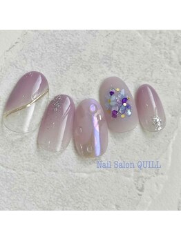 ネイルサロン クイル(QUILL)/6月あじさい(3)