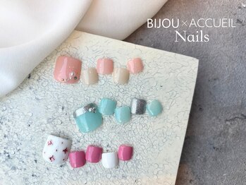 シックスティー ネイルズ バイ アクイユ 東中野(60min nails by ACCUEIL)/フットアートプラン