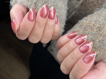 ルアン 船堀店(Luan)の写真/【美フォルムネイル】シンプルで美しくオフィスにもぴったりな指先に!100色以上のカラーから無料で調合◎