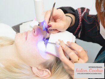 サロンドットクッキー 御影(Salon.Cookie)の写真/【圧倒的持続力LEDエクステでお気に入りをキープ!】リピ続出！従来のエクステに戻れない！メンテナンス減◎