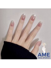 アメネイルスタジオ 小山店(AME NAIL STUDIO)/韓国チーク×マグネットネイル