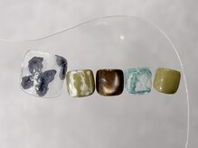 クレモアネイル 浦和店(CLEMORE NAIL)/フラワーフットネイル