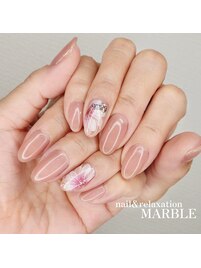 ワンカラーネイル￥4,550