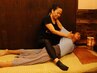 人気No1【腰痛のお悩みに】タイ古式マッサージ+ヘッドスパ 90分 ¥7000⇒