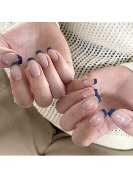 ネイルコーボー ムー(nail×covo=Mu.)/french☆