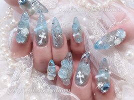 クリアブルーネイル♪