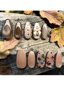 アヤネイルズ アンド アイラッシュ(AYA NAILZ.＆Eyelash)の写真/たまプラーザ店限定☆透明感・ツヤ・女性らしさにこだわった“手元が一番キレイに見える”定額デザイン。