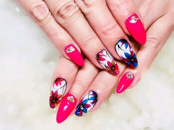 アグン(agung)/フラワーネイル★