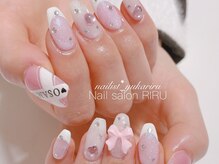 リル(RIRU)/リボンとハートキラキラフレンチ