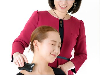 130°の癒し 燕店/PCでつらい肩にはかっさが効く！
