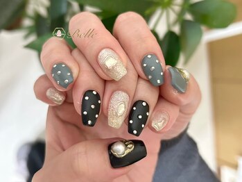 ベル(Belle)/マットデザインネイル♪