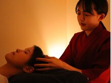 ３・オプションコース　ドライヘッド【マッサージ・オイル・もみほぐし・整体・ストレッチ・眼精疲労】