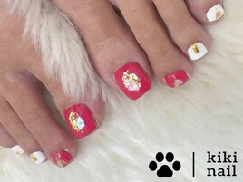 フットネイル／春ネイル