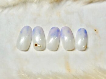 ネウィ ネイル 銀座(newi nail)/パラジェル　夏　爽やかネイル