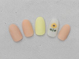 ひまわりネイル