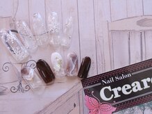 クレアーレ(Creare)/ニュアンス&雪の結晶ネイル