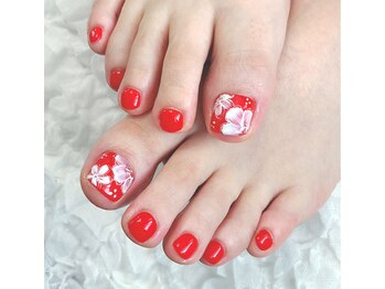 爪ソウシャイン(爪 SO SHINE)/赤☆