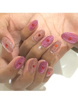 グラマラス プレジール 中野店(glamourous plaisir)/グリッターネイル