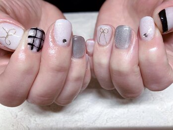 コーシェリ(koselig)/リボンネイル