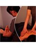 【上半身or下半身】本格もみほぐし30分+快眠オイルリンパ40分 ¥9,900→¥7,900