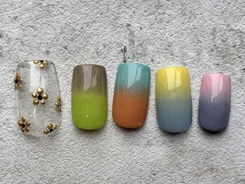 シープラスエー(C+A)/初夏グラデネイル