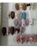 沢山選べる定額シンプルネイル　カラー変更可　店内に限定パーツ変更可¥7980