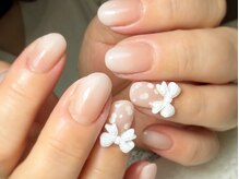 ホロムア 大岡山店(Holomua)/ワンホンリボン＆ぽんぽんグラデ