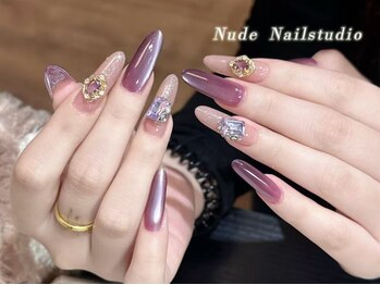 ヌード ネイルスタジオ 船橋店(Nude Nailstudio)/パラジェル/長さだし/オフのみ