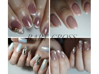ベビークロス(BABY CROSS)の写真/＜シンプルだけどこだわりたい女性におすすめ♪＞洗練されたシンプルネイルで指先から魅力を引き出します。