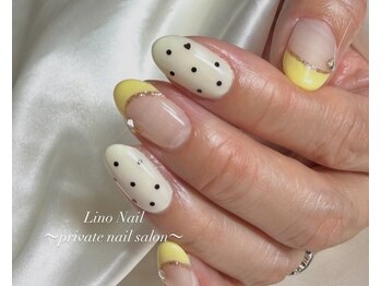 リノネイル(Lino Nail)/ドットネイル/持ち込みデザイン