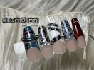 強め×甘さのフレンチネイル