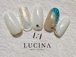 H-139 大人可愛い海ネイルフット