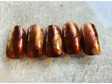 ネイルサロン シェリ(NAIL SALON Cheri)/透け感のあるブラウンニュアンス