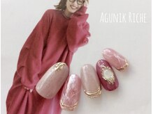 アグニークリッシェ(Agunik Riche)/【大理石ネイル】