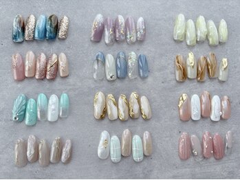 エイル ビューティ ホヌ(EIL beauty Honu)の写真/【大人気♪】季節限定◆夏・Summer Nail 5900円*12個から選べる、カラー変更可能な夏限定アートメニュー!