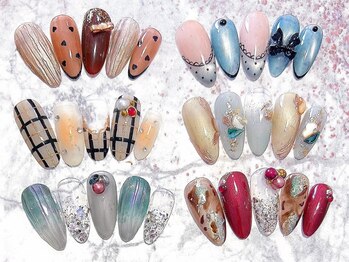 ベレッツァネイル 大阪 日本橋(BellezzaNail)の写真/協会認定ネイルサロン！[他店オフ込]1カラー/ラメorカラーグラデ/フレンチ¥4800★アート2本付¥5400★