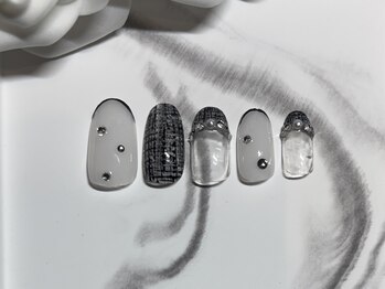 ツイード/スキニーフレンチ