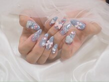 アモーレ 心斎橋店(amore)/リボンネイル￥8690