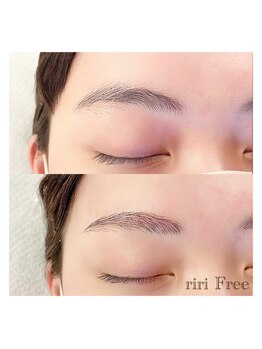 リリフリー(riri Free)/【丁寧な間引き】眉毛wax