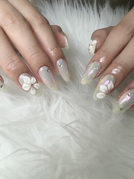 フラワーズネイル(flowers nail)/3Dお花ネイル
