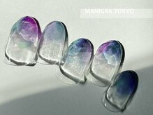 マニグラ トウキョウ(MANIGRA TOKYO)の雰囲気（紫陽花ニュアンスネイル）