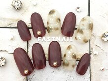 ファストネイル 立川店(FAST NAIL)/タイダイ＆ボルドー ￥7,370
