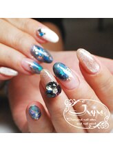 ジュジュ(Juju)/ブラックオパール　天然石ネイル