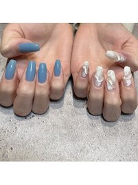 ニュアンスネイル（粘土ジェル）