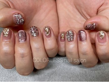 カラーレス(COLORLESS)/お客様ネイル☆COLORLESSコース