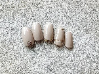 コティ(cotty)/ミラーチェックネイル