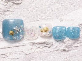 マーメイドラメ貝殻¥11000
