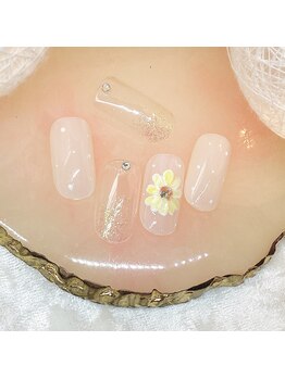 ベリー(berry)/定額¥6500 フラワーネイル