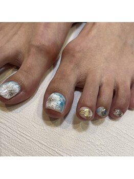 スタイルージュ(Style Rouge)/フットネイル 持ち込みデザイン