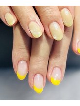 るみさんちのネイル/ビタミン夏カラーの元気ネイル♪